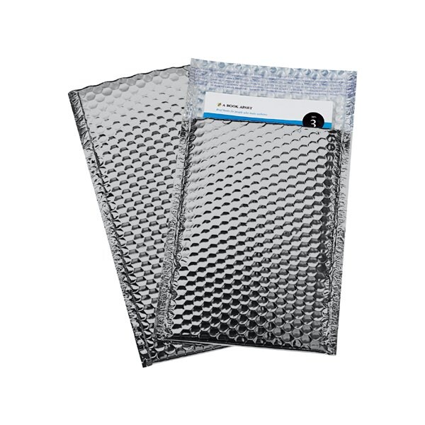 Bsc Preferred 7-1/2 x 11'' Silver Glamour Bubble Mailers, 72PK BUY03998305 - main